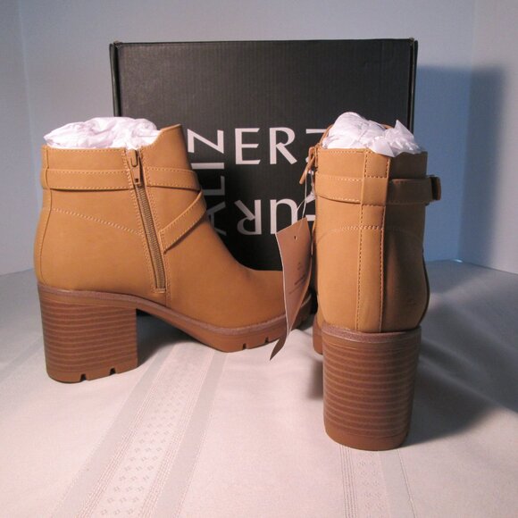 Naturalizer Madalynn Buckle Water Repellent Ankle Boot Sz 9.5 M NWT - Picture 8 of 12
